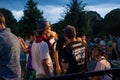 Moscow, Russia Ã¢â¬â August 06 2016: Faces & Laces Street Culture and Youth Festival in Moscow`s Gorky park Royalty Free Stock Photo